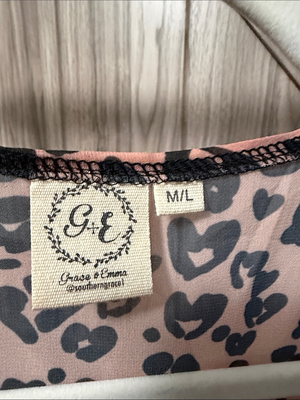 Grace & Emma Mixed Animal Print Long Kimono Duster M/L Boho Western - Picture 2 of 4